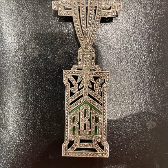 Vintage Marcasite Brooch - Picture 8 of 8